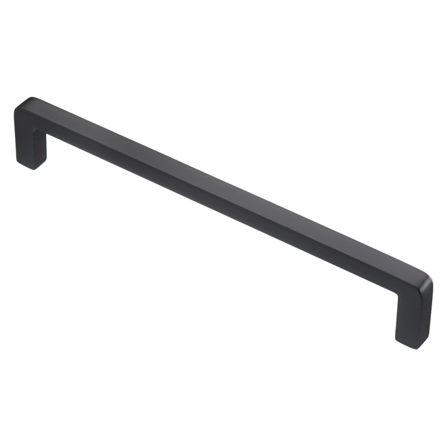 Ручка-скоба, BAGIO, 160мм, металл, черный матовый