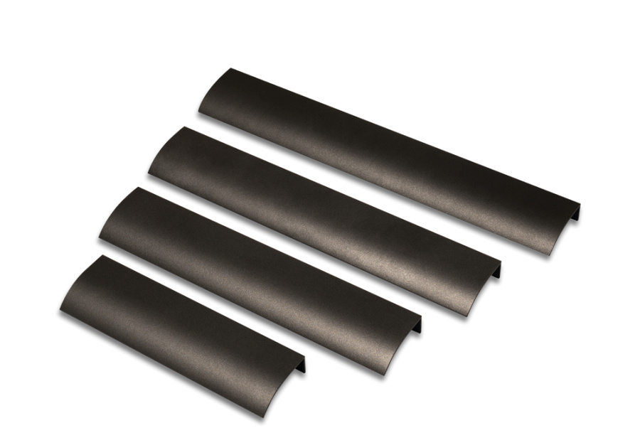 Ручка-профиль, CA4, 192/220мм, металл, графит