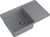 Мойка GranFest QUARZ 52, 753х476 мм, темно-серый (прямоугольная, без сифона)