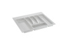 Вкладыш на 600мм для кухонных принадлежностей, 391-490х505-540мм, белый, Volpato