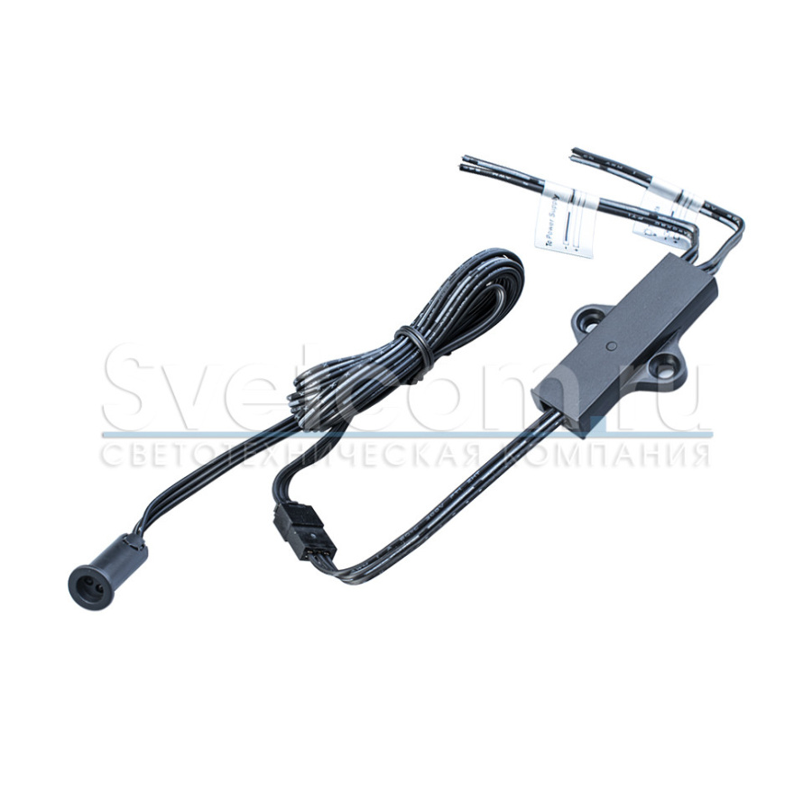 Выключатель ИК взмах/преграда, с выносным сенсором, 12-24В/60-100Вт, Ø10мм, черный, DRD-1