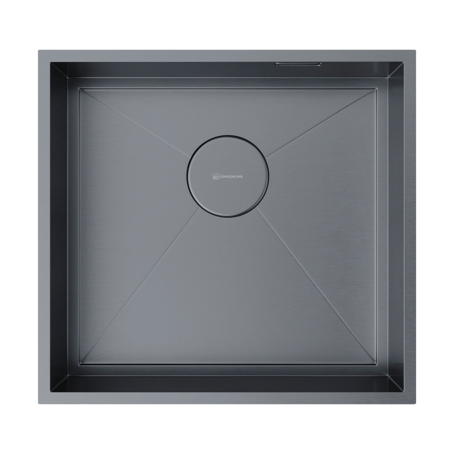 Мойка Kasen 48-26 INT GM, нержавеющая сталь, вороненая сталь