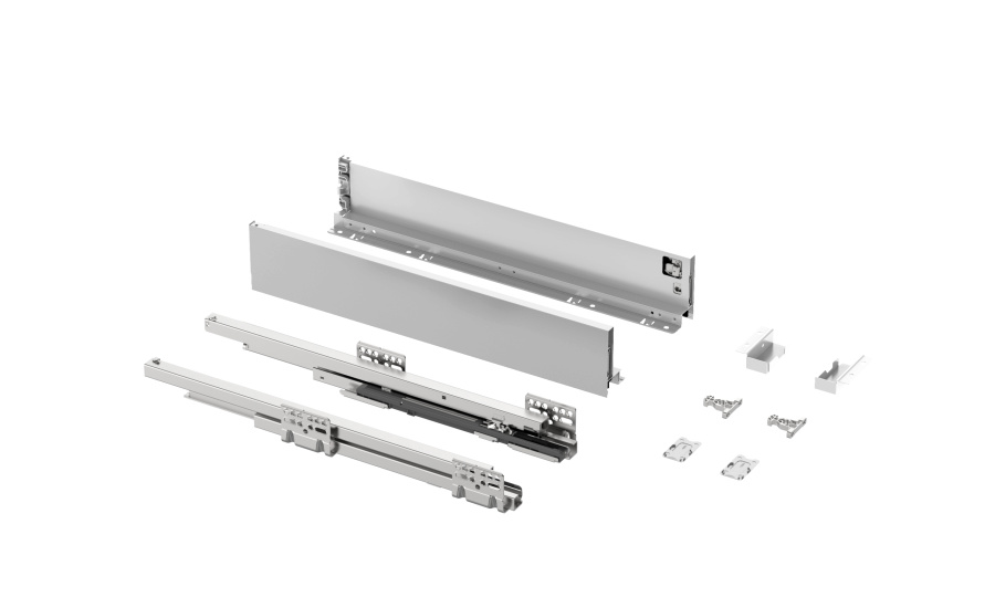 Ящик тонкостенный Nova Tech, L=350мм, H=84мм, белый, HISSEN