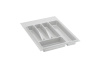 Вкладыш на 400мм для кухонных принадлежностей, 391-490х305-340мм, белый, Volpato