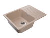 Мойка GranFest QUARZ 13, 617х480 мм, песочный (прямоугольная, без сифона)