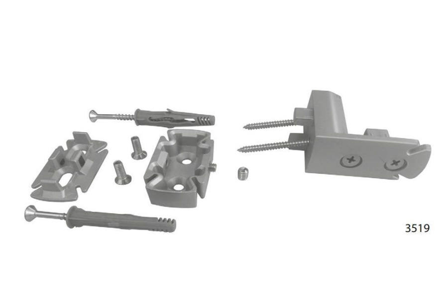 Угловое соединение для профиля под 90*, алюминий