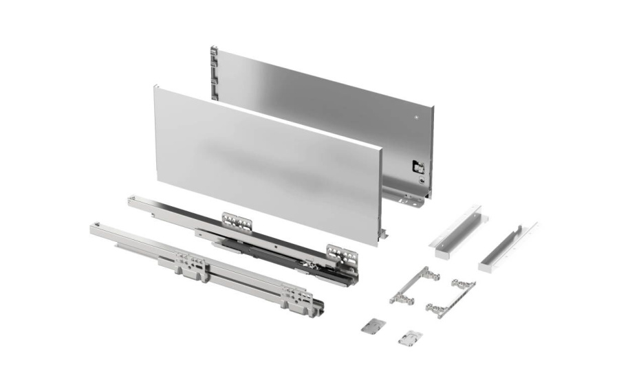 Ящик тонкостенный Nova Tech, L=350мм, H=199мм, белый, HISSEN