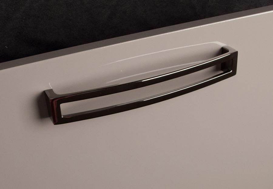 Ручка-скоба, 152, 192мм, металл, черный никель