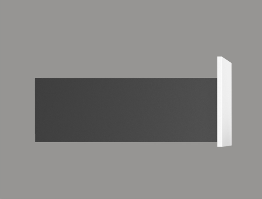 Ящик тонкостенный Nova Tech, L=350мм, H=167мм, темно-серый, HISSEN