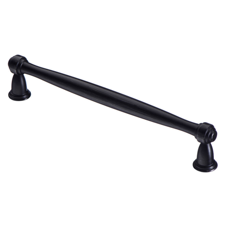 Ручка-скоба, 110, 160мм, металл, античный черный