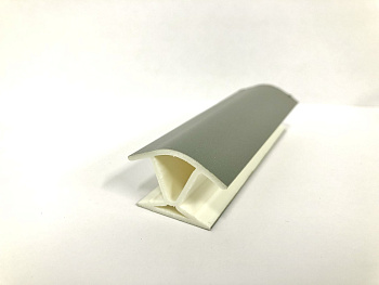 Угол 135* для цоколя универсальный, h=150мм, пластик, антрацит (19.1), Россия