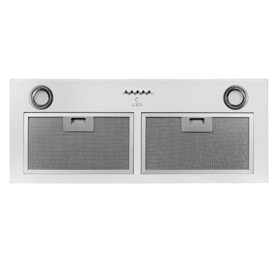 Вытяжка полновстраиваемая GS BLOC P 900 WHITE, 72см, б/угольного фильтра, белый, Lex