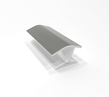 Угол 135* для цоколя универсальный, h=150мм, пластик, антрацит, Россия