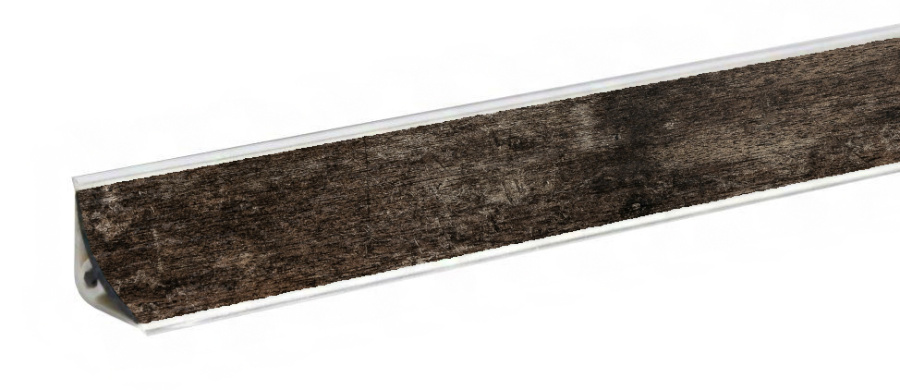 Плинтус LB-15, дуб Сиена, L=3000мм, 14,4х14,4мм