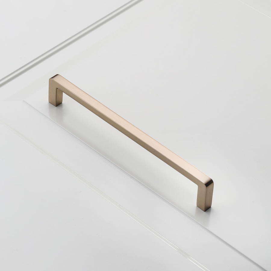 Ручка-скоба, BAGIO, 192мм, металл, шампань