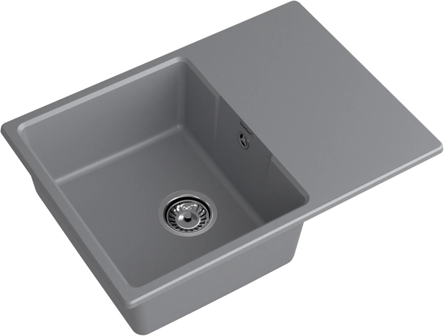 Мойка GranFest URBAN 668L, 680х490 мм, темно-серый