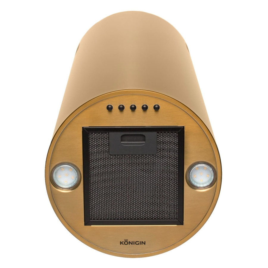 Вытяжка настенная Beauty Gold, 31 см, без угольн. фильтра, золото, Konigin