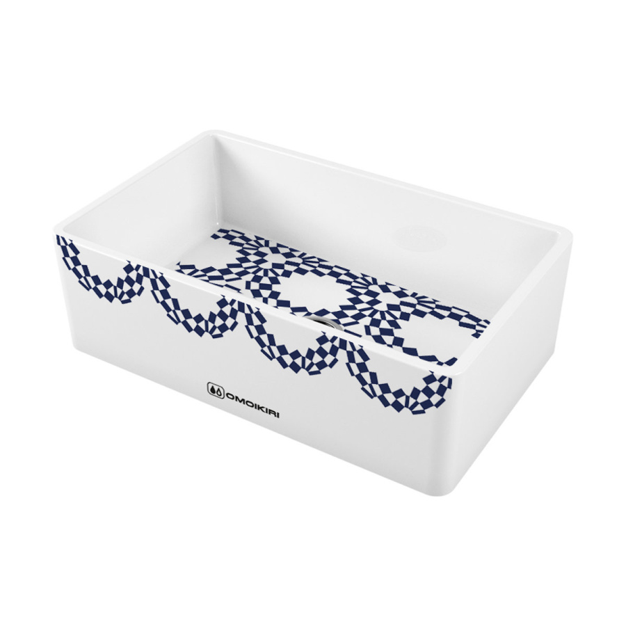 Мойка Mikura 76-Tokyo 2, Natceramic/белый