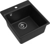 Мойка GranFest LEVEL 420, 420х480 мм, черный