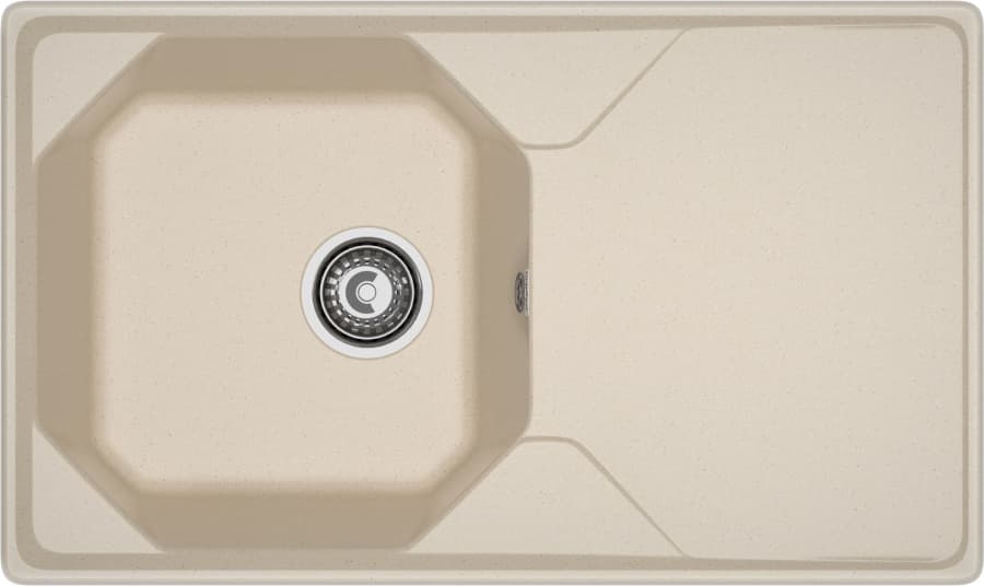 Мойка GranFest UNIQUE U-840L, 840х500 мм, кашемир