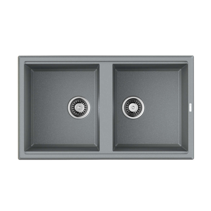 Мойка Tedori 86-2-LB GR, Tetogranit/leningrad grey