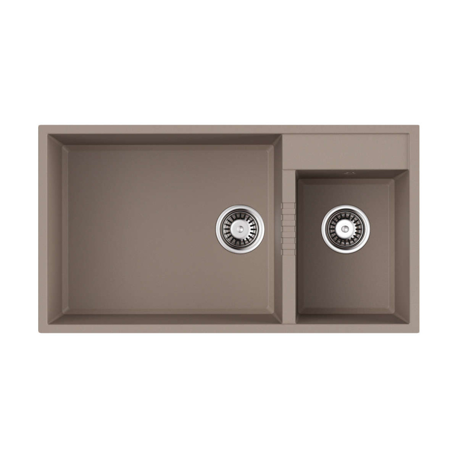 Мойка Tedori 85-2-U-SA, Tetogranit/бежевый