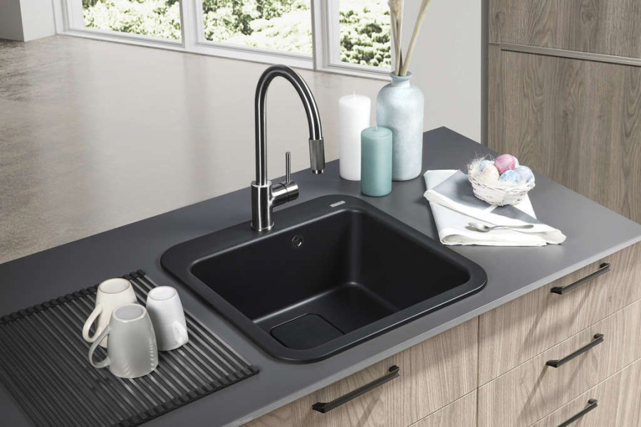 Мойка Tasogare 51-BL, Artgranit/черный