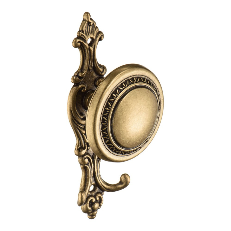 Крючок, 15.730.00.12, двухрожковый, металл, античная бронза