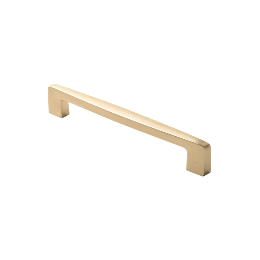 Ручка-скоба, 2626, 128мм, металл, матовое золото