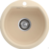 Мойка GranFest SMART 435, d=434 мм, бежевый (без сифона) 