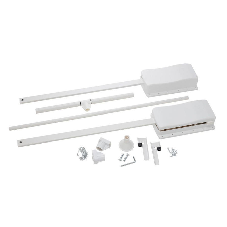 Пантограф масляный, 545-700мм, до 8кг, сталь, белый