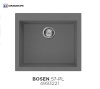 Мойка Bosen 57-PL, Tetogranit/платина