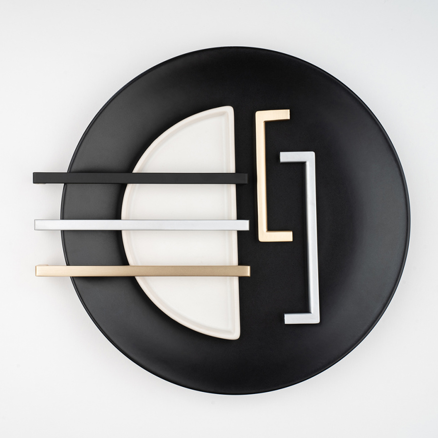 Ручка-скоба, 4116, 160мм, металл, матовый хром