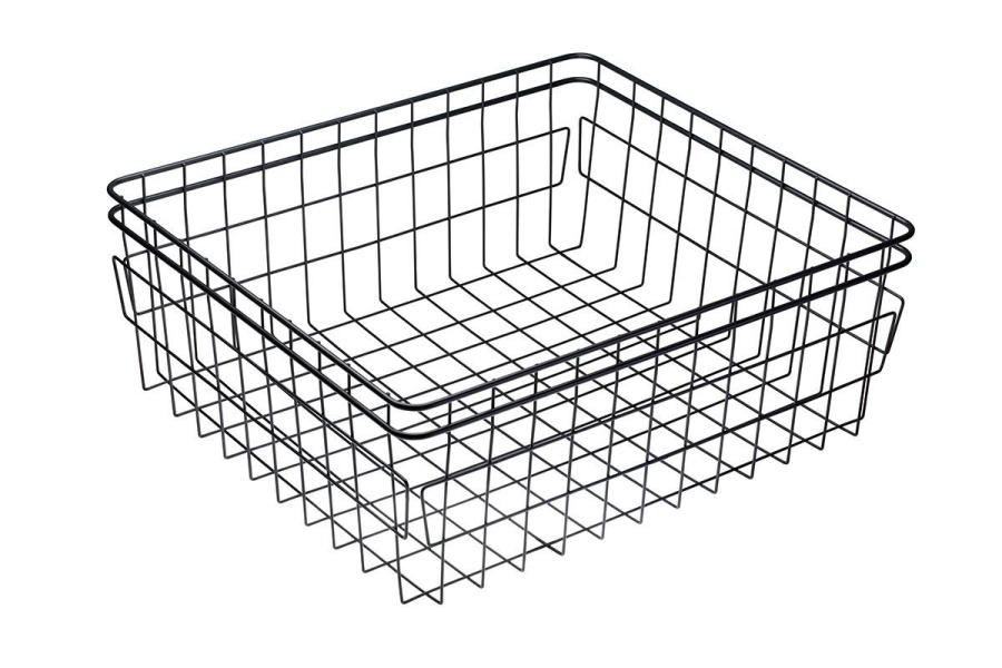 Корзина для белья в шкаф на 600мм, 460х520х233мм, без направляющих, графит