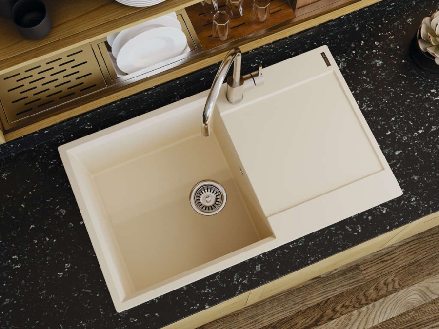Мойка Daisen 86-BE, Artgranit/ваниль