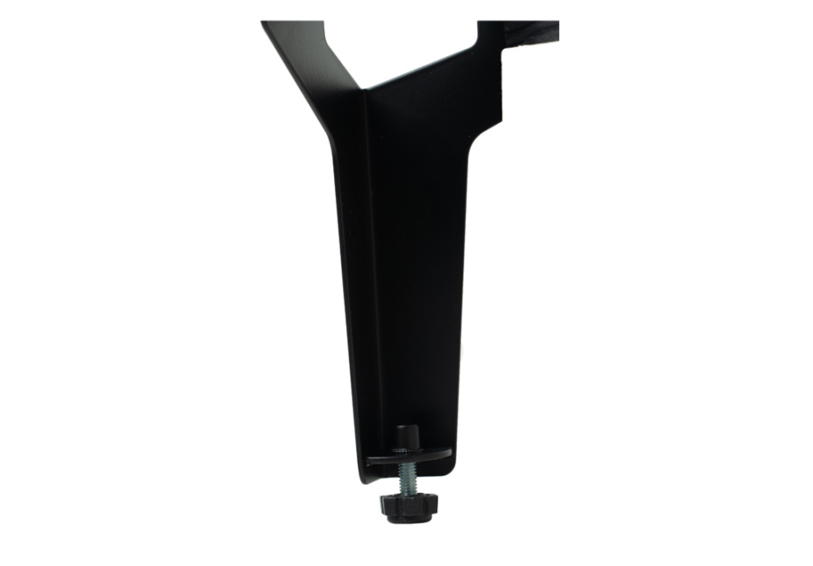 Опора регулируемая, h=150мм, металл, черный матовый, JET