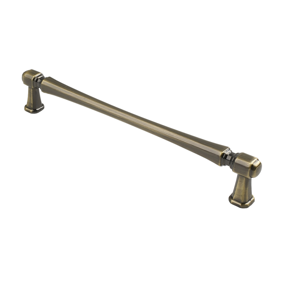 Ручка-скоба, 124, 160мм, металл, античная бронза