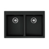 Мойка Bosen 80-2-BL, Tetogranit/черный