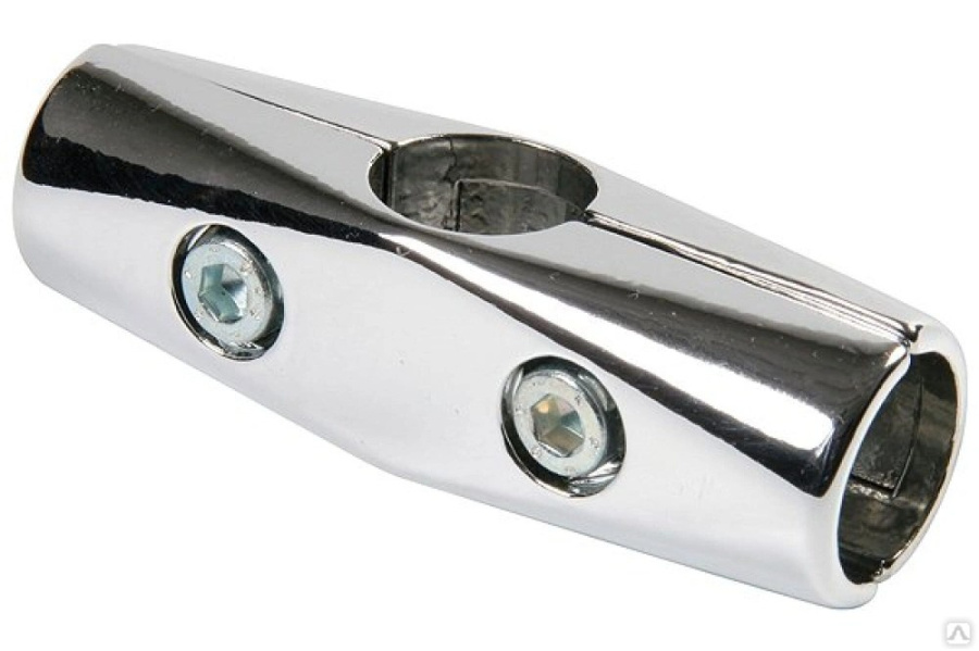 R-43А Муфта двойная прямая 180*, черный матовый, CMF