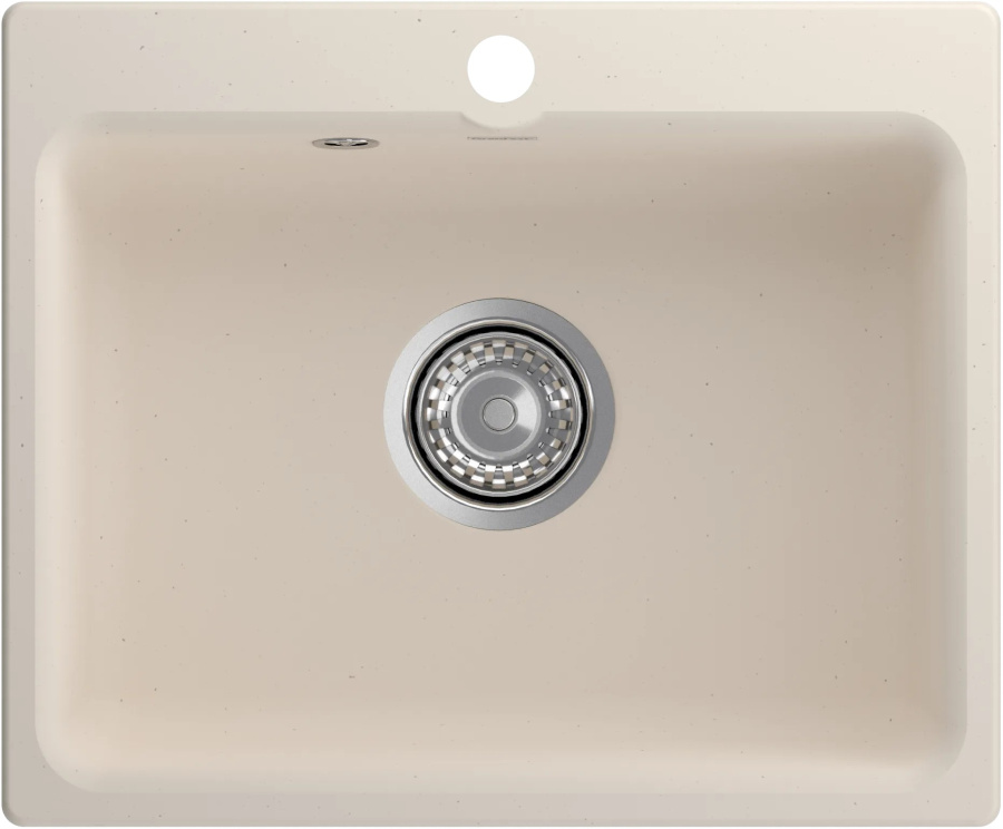 Мойка GranFest SMART 520, 520х430 мм, белый (без сифона) 