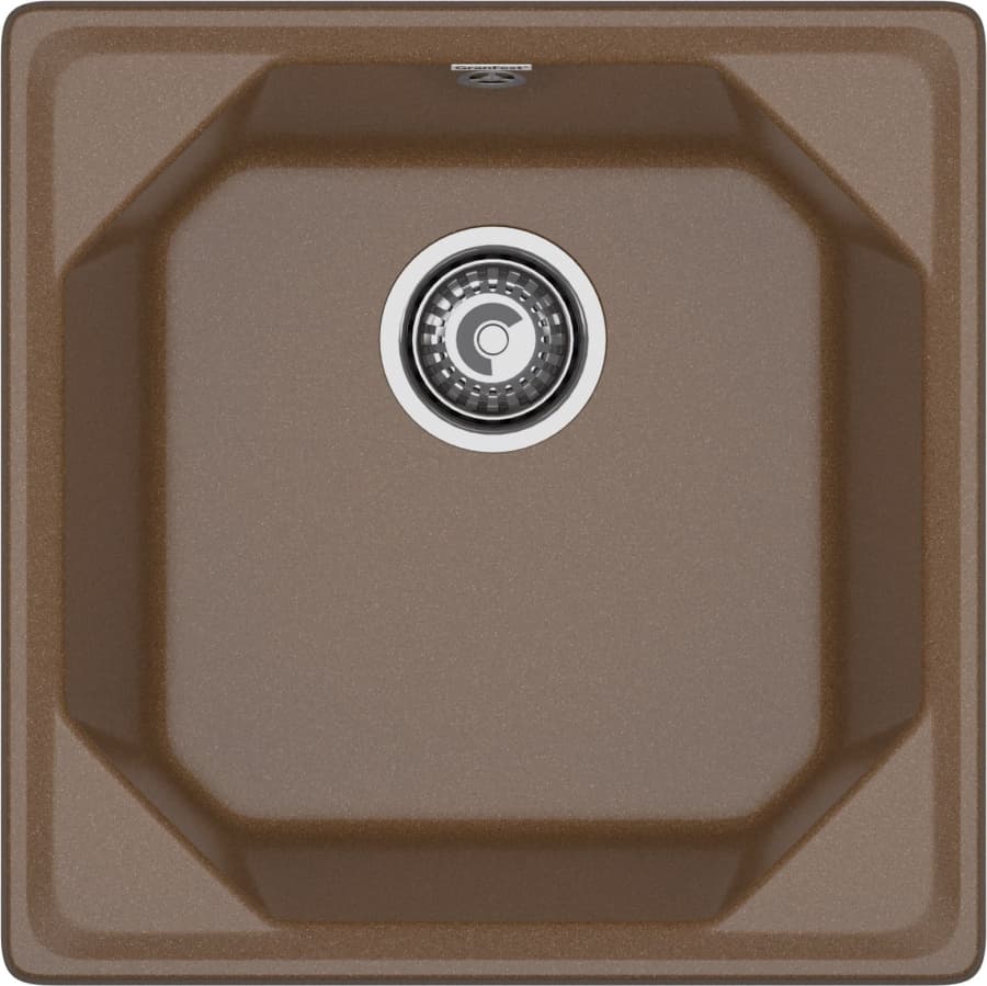 Мойка GranFest UNIQUE U-500, 500х500 мм, терракот