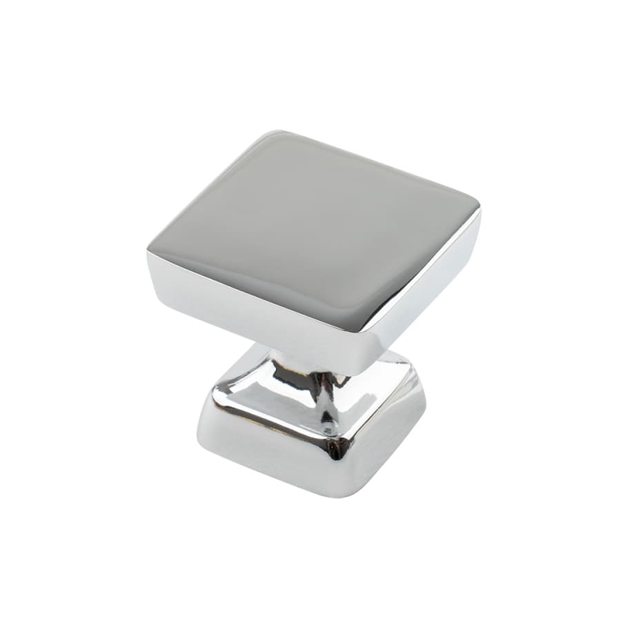 Ручка-кнопка, K-2391, 34х34х28мм, металл, хром