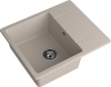 Мойка GranFest URBAN 258L, 580х490 мм, песочный