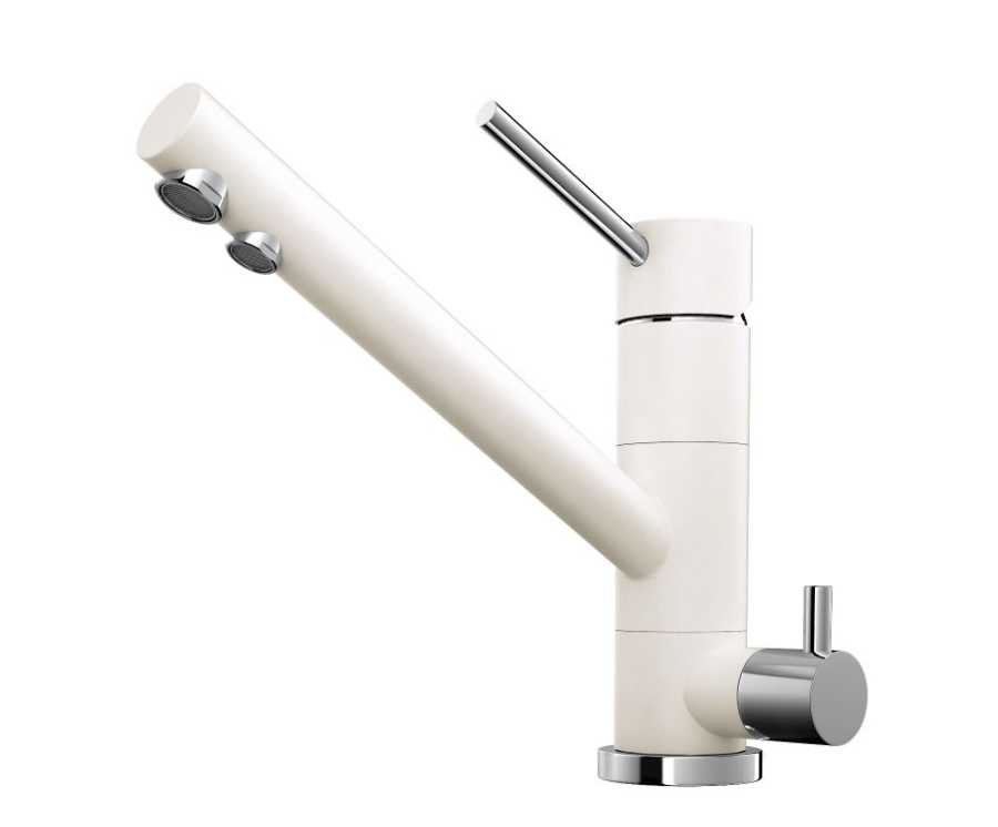 Смеситель Tonami-PA, латунь/гранит, пастила/хром