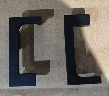 Комплект заглушек для КВ96 (L) (левая/правая), А00 серебро