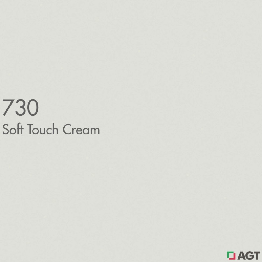 Панель, 730/3083, 18мм, 1220х2800мм, soft touch матовый крем/крем, AGT