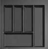 Лоток для кухонных принадлежностей TRAY 500, 390-450х420-490мм, графит, AQ
