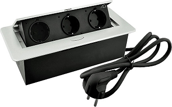 Горизонтальная, 3хEURO, полуавтомат, серый, 263х117х65мм, металл/пластик, AQ