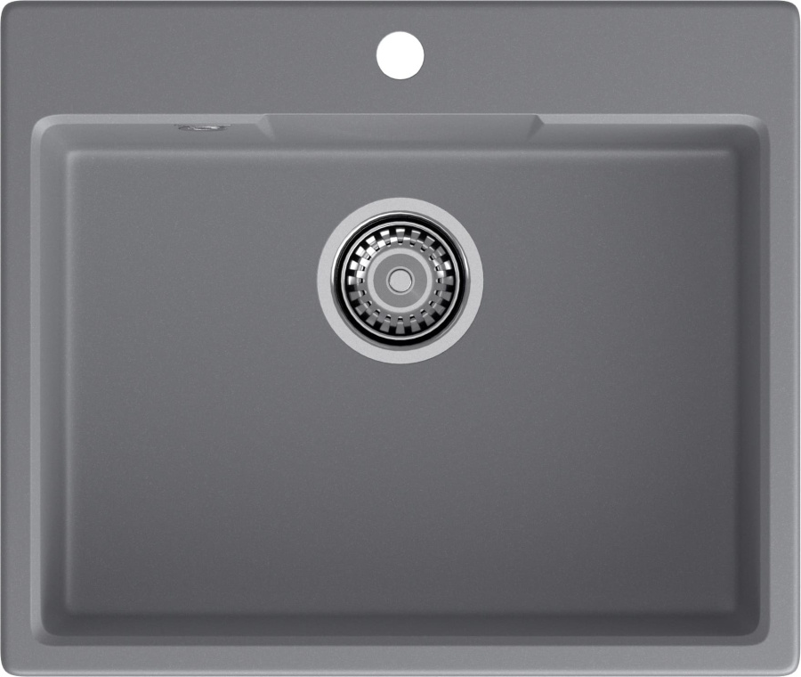 Мойка GranFest URBAN 658, 580х490 мм, темно-серый