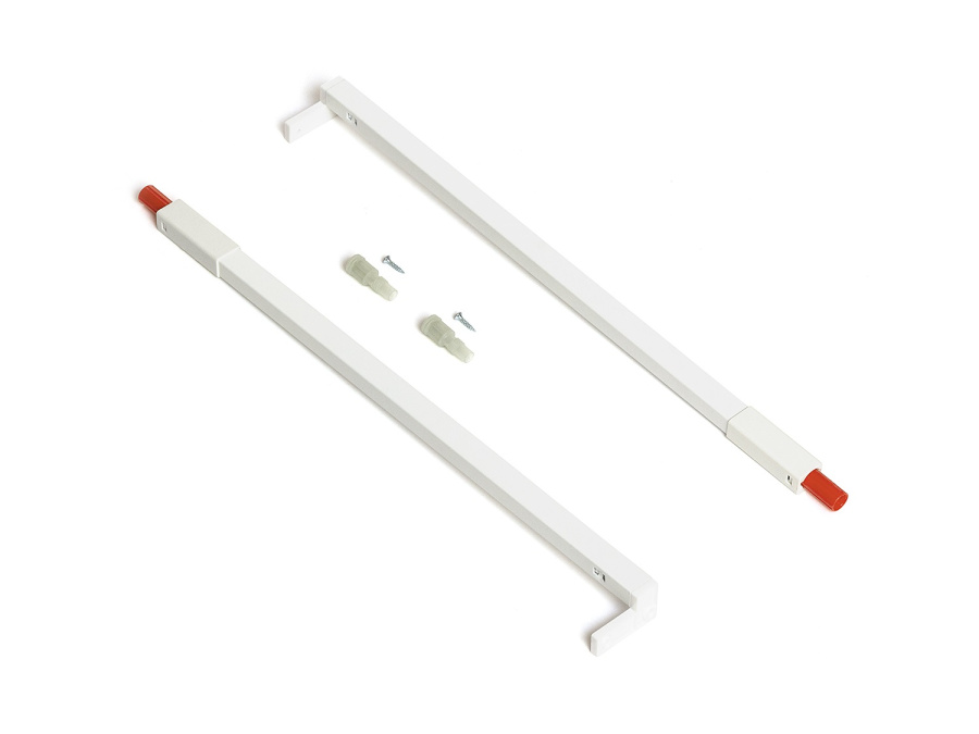 К-т рейлингов FLOWBOX квадратный, L=550мм, белый, для деревянной задней стенки, Samet